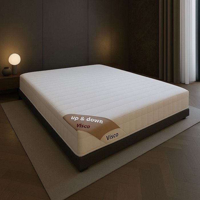 Matelas - NUITS D'OR - Up&Down Visco - 70x190 cm - Mousse à Mémoire de Forme - Hauteur 20 cm