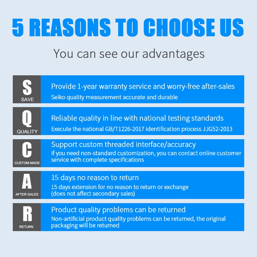 TS-60-6bar High Precision 60mm Large Dial Pressure Gauge 0-6 Bar Water/Gas/Air Pressure Measurement Tool with 1/4'' NPT Bottom Mount