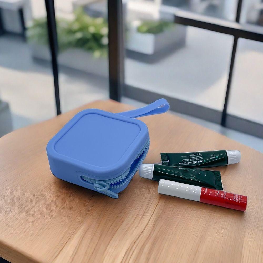 Водонепроницаемый кошелек для монет, косметичка на молнии, простая сумка для наушников, для женщин и девочек