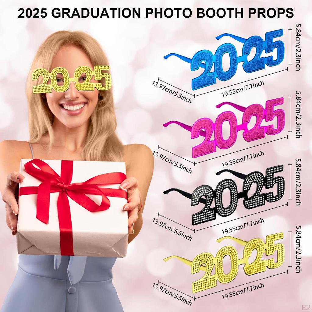 4 пары очков, элегантный реквизит для выпускного фото на вечеринку в честь Хэллоуина