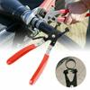 Car Tube Clamp Long Automotive Hose Clamp Pliers Straight Throat Tube Bundle Clamp Removal Tool Straight Smooth Handle Plier