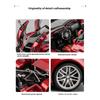 1/18 Модель спортивного автомобиля Pagani Huayra Cool из сплава, Имитация деталей интерьера, Крутое освещение и звуковые эффекты, Изысканные настольные украшения
