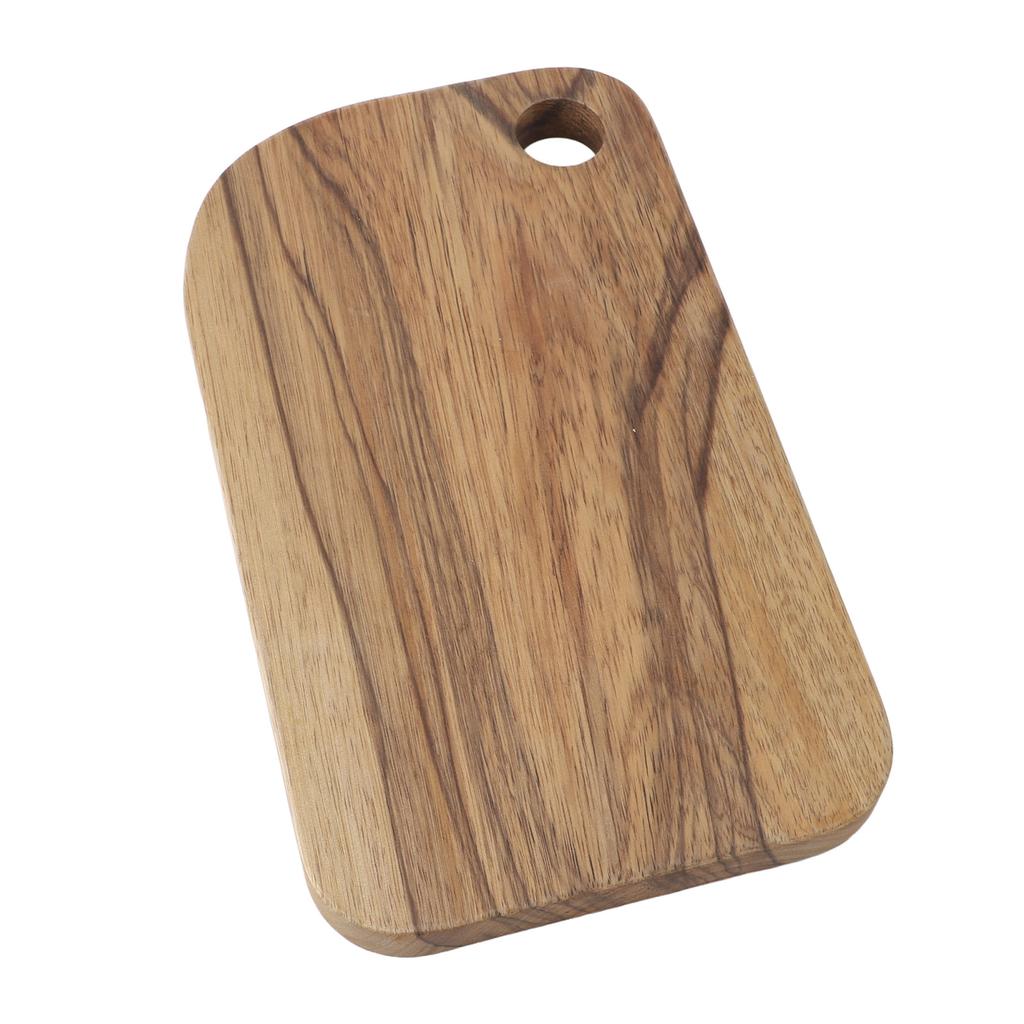 Деревянная разделочная доска с отверстием для подвешивания 11,4 X 6,7 X 0,8 дюйма Деревянная разделочная доска Поднос для пиццы для K