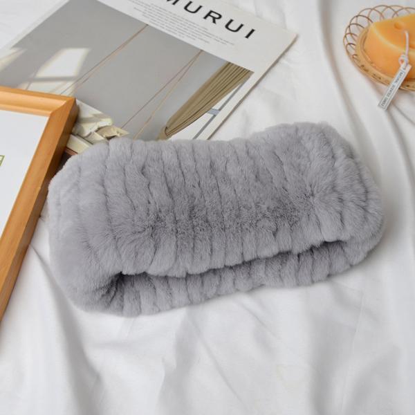 Ew зимний уличный женский шарф из натурального меха кролика рекса, шарфы из натурального густого меха, российские теплые повязки на голову из 100% натурального меха кролика рекса