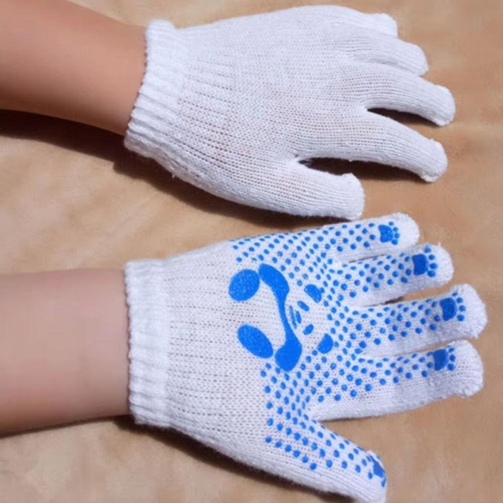 1/2/4Pairs Anti Skid Kids Gardening Gloves Hand Protection Mittens  Household Cleaning