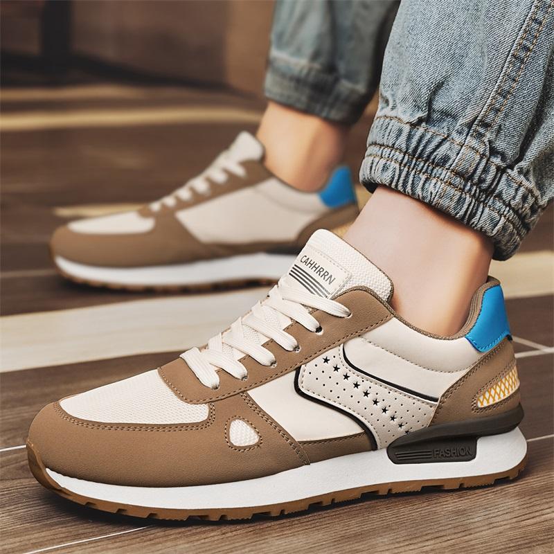 Fashion Fashion Mesh Students Casual Sneakers for Men Comfortable Sports Walking Shoes Male Breathable Flat Shoe Men’s Sneaker New Style