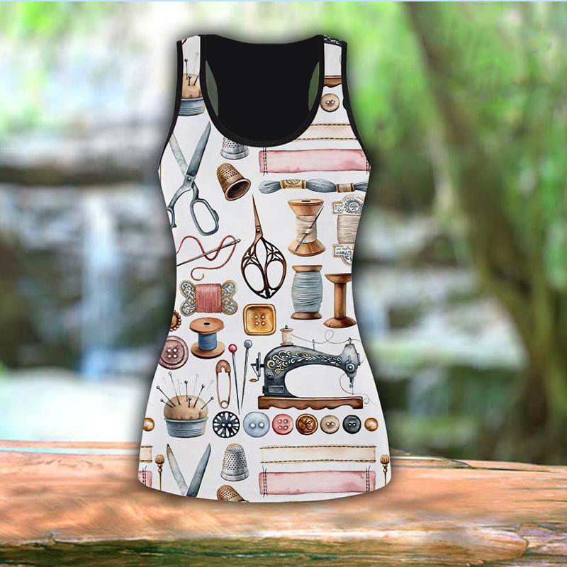 Daily Necessities Print Yoga Outfit for Women Fashion 3D Printed Workout Leggings Fitness Sports High Waist Casual Yoga Pants