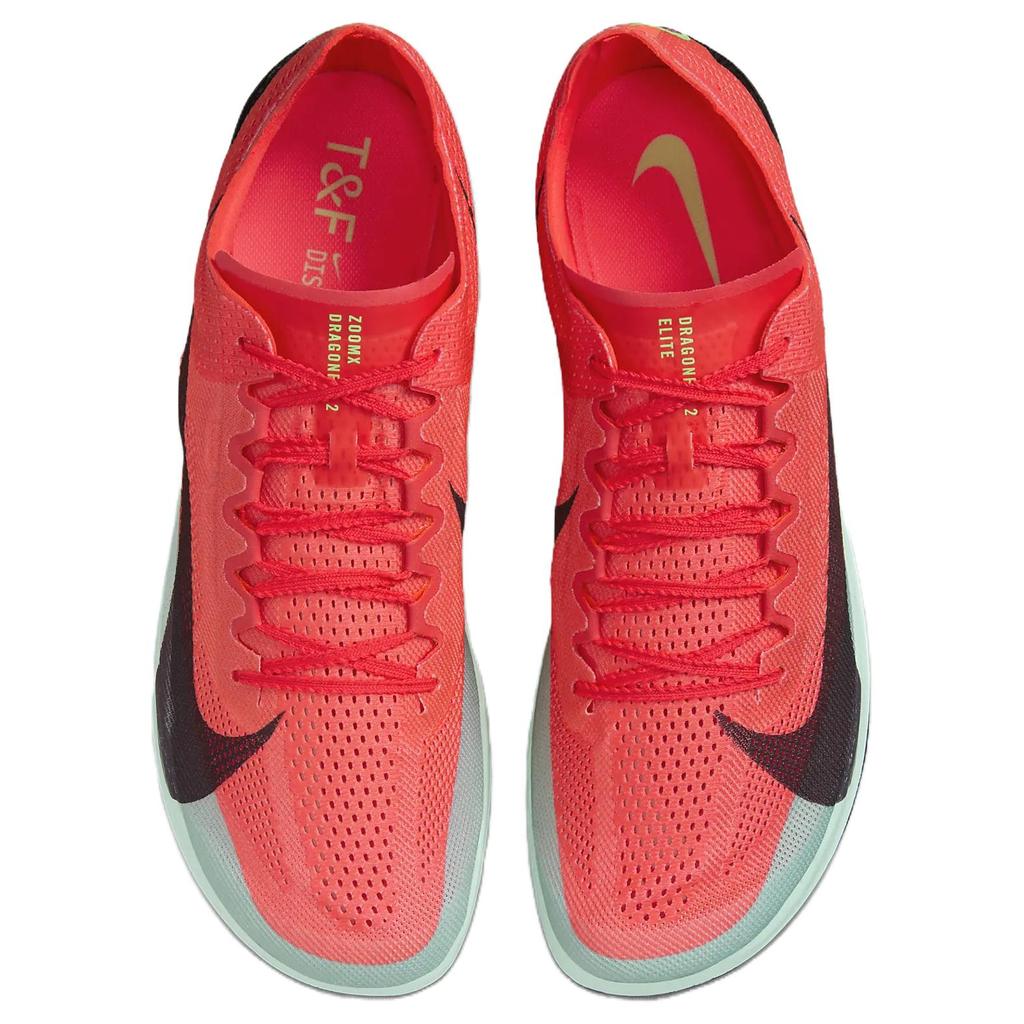 Nike ZoomX Dragonfly 2 Elite Bright Crimson Lime Blast Unisex Cleats Red Mint-Foam Cave-Purple FZ9315-600