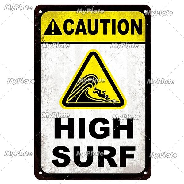 [MaPalte] Винтажный Предупреждающий Металлический Знак Акулы Жестяной Знак Украшение Табличка Домашний Настенный Декор Знак для Бара Домашний Декор Постер Дропшиппинг