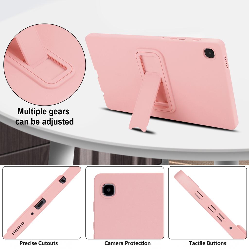 For Samsung Galaxy Tab A7 Lite 8.7-inch Case TPU+PC Skin-Friendly Kickstand Tablet Cover