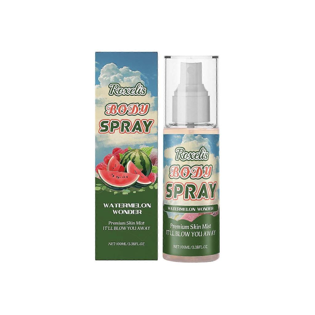 Roxelis Body Fragrance Spray For Women - Watermelon Fruity Scent, Soft, Elegant, Long-Lasting Spray
