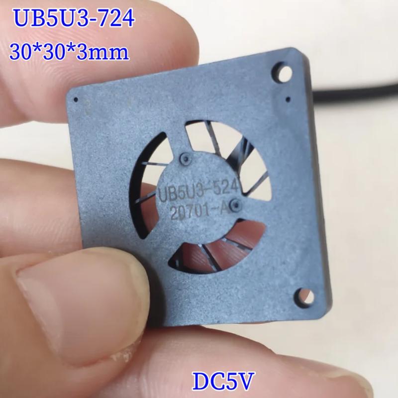 Совершенно новый Ультратонкий 3см вентилятор-воздуходувка UB5U3 3003 UB5U3-524 3-проводной вентилятор~