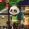 Панда Рождественское украшение 2D Акриловая Мультяшная Панда Рождественская Елка Подвесное Украшение Милые Аксессуары для Интерьера Автомобиля для Зеркала Заднего Вида Автомобиля Украшение для Елки