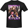 Дженни Мьюзик Ривера Футболка Мужская Футболка С Принтом Повседневная Короткая Футболка С Круглым Вырезом Топы Рубашки Черный