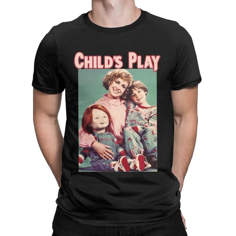 Child's Play Chuck Women's Top T-shirt Doll Murder Vintage T-shirt Harajuku Round Neck T-shirt Pure Unique Top