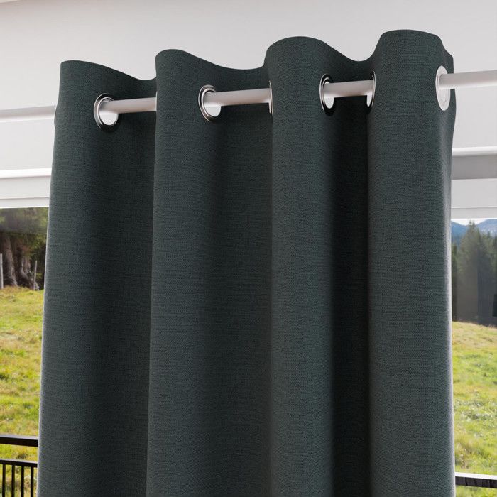 100% затемняющая штора на люверсах 135x250 см ECLIPSE хаки, Soleil d'Ocre