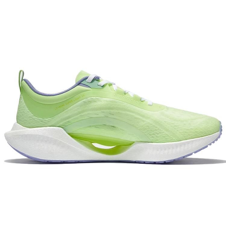 Li Ning Super Light 19 Нескользящие износостойкие низкие беговые кроссовки мужские желто-зеленые ARBS001-4