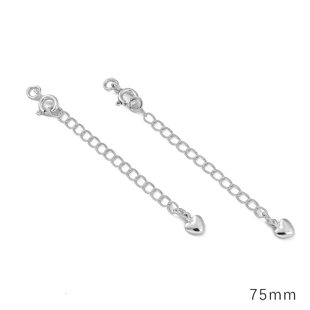 Copper Clad Iron Round Buckle Tail Chain For DIY Jewelry Making Craft Accessories