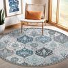 Bohemian Round Carpet Living Room Bedroom Meeting Room Non-slip Soft Rug Children's Room Retro Floor Mat Home Decoration