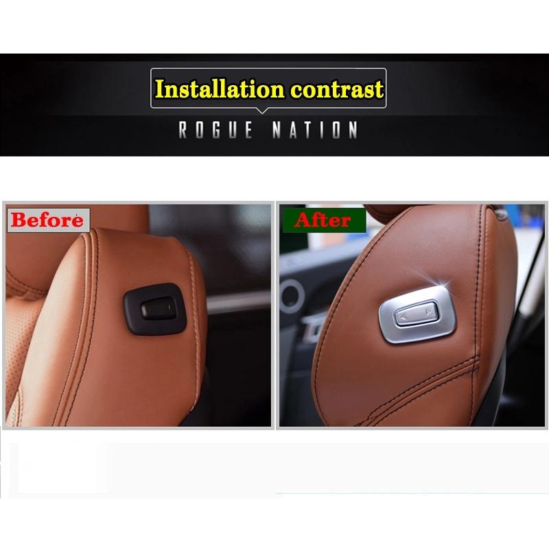 For Land Rover Range Rover Vogue L405 2013-2017 Copilot Seat Adjustment Switch Trim Sticker For Range Rover Sport Car