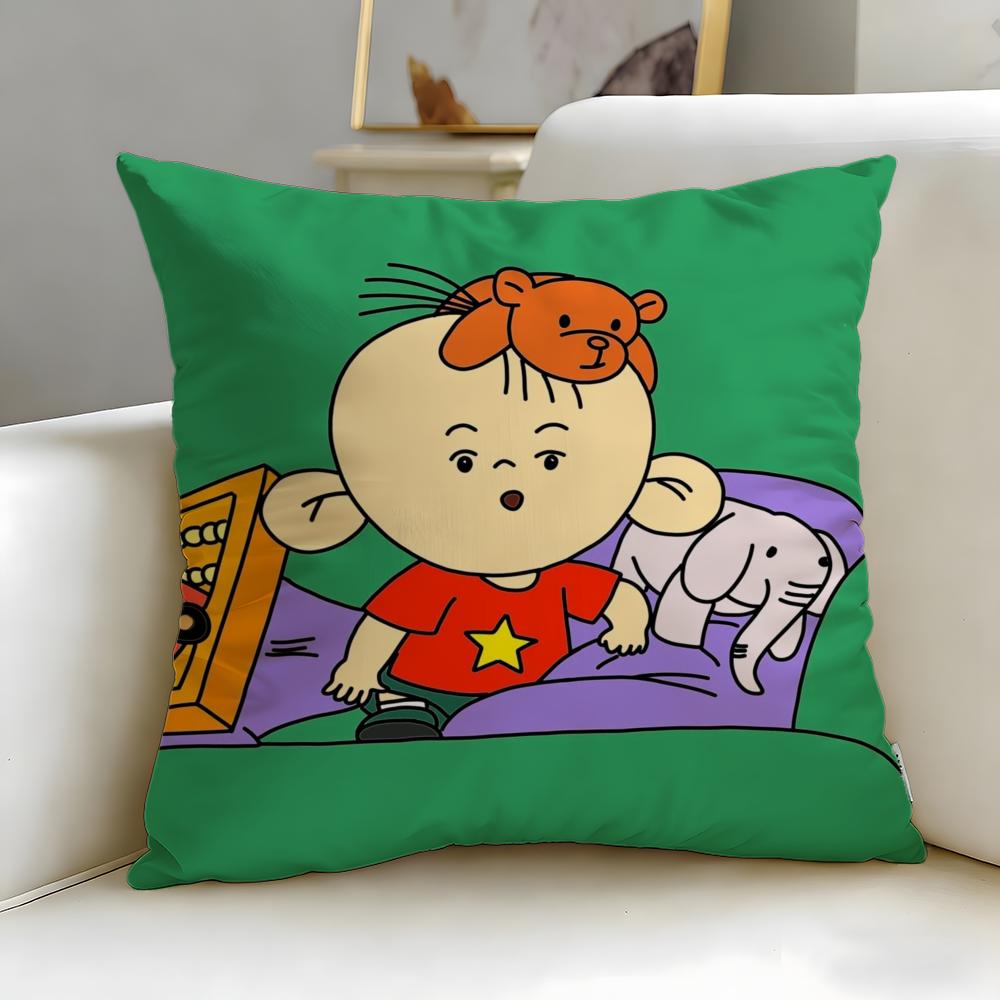 Классический мультфильм Большое Ухо Чехол на Подушку Туту Мягкий Легко стирающийся Наволочка Универсальный для Дивана Кровати Путешествий и Офиса