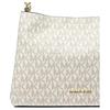 MICHAEL KORS Christina Artificial Leather Crossbody Bags Small Women's Vanilla White & Acorn Brown 35T6G8WC0B-VANILLA