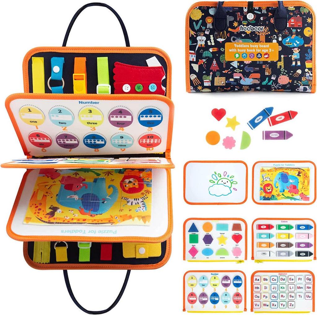 Монтессори Развивающая фетровая доска для обучения в раннем детстве: Учит одеванию и завязыванию шнурков.