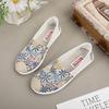Summer New Lazy Shoes with Cloth Shoes Breathable Mesh Shoes Versatile and Lightweight Canvas Shoes