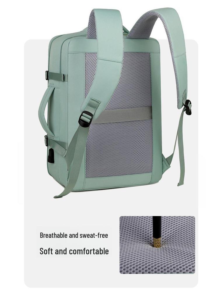 Универсальный расширяемый рюкзак: Вместительный, модный, идеально подходит для поездок на работу или в командировки