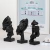 Абстрактные ornaments с изображением лиц, Светлая роскошь, Фигурки для украшения гостиной, ТВ-тумбы, Прихожей, Рабочего стола, Декор для дома, Декор для комнаты