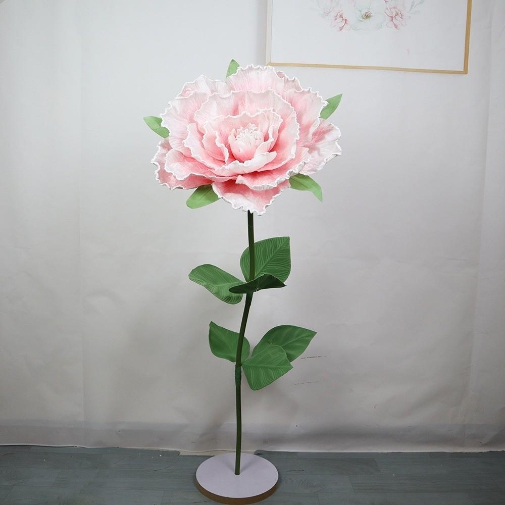 30cm Size Giant Velvet Peony Handmade Simulated Foaming Velvet Peony Wedding Decoration