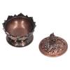 Lotus Incense Burner Vintage Style Flower Shaped Alloy Incense Holder for Home Decoration Antique