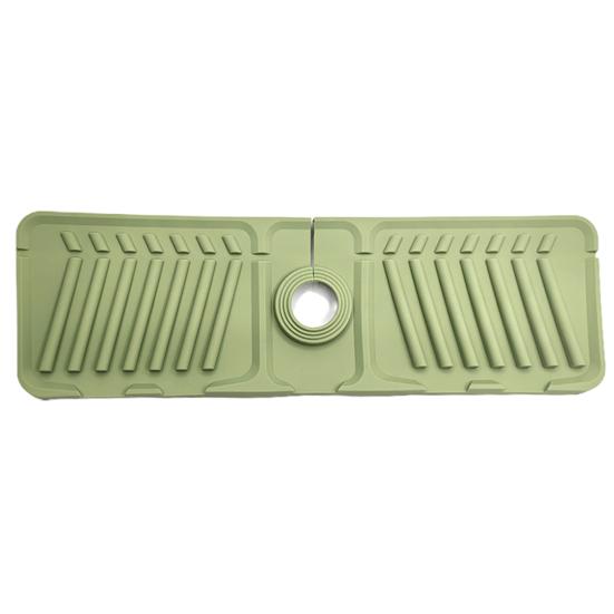 Коврик для смесителя, многофункциональный дренажный коврик для раковины, защита для столешницы, брызгозащищенный силиконовый коврик для кухни