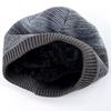 Мужская зимняя вязаная шерстяная шапка Skullies, шапка для мужчин, шапка-бини в стиле хип-хоп, шапка для мальчика, теплая вязаная шапка