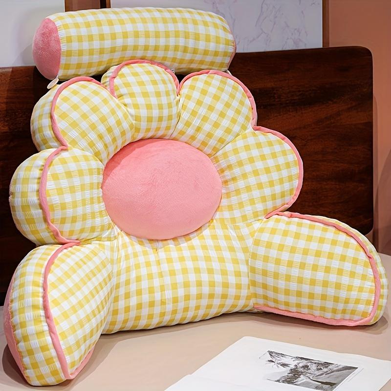1Pc Sunflower Reading Cushion Bedside Lumbar Pillow Sofa Cushion Office Cushion