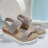 Women's Chunky Sandals Summer 2024 Designer Thick Sole Wedge Heels Shoes for Women Hollow Out Platform Gladiator Sandalias Mujer