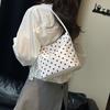 Niche Polka Dot Bag Women's New Versatile Shoulder Armpit Bag Going Out To Work Bucket Small Bag