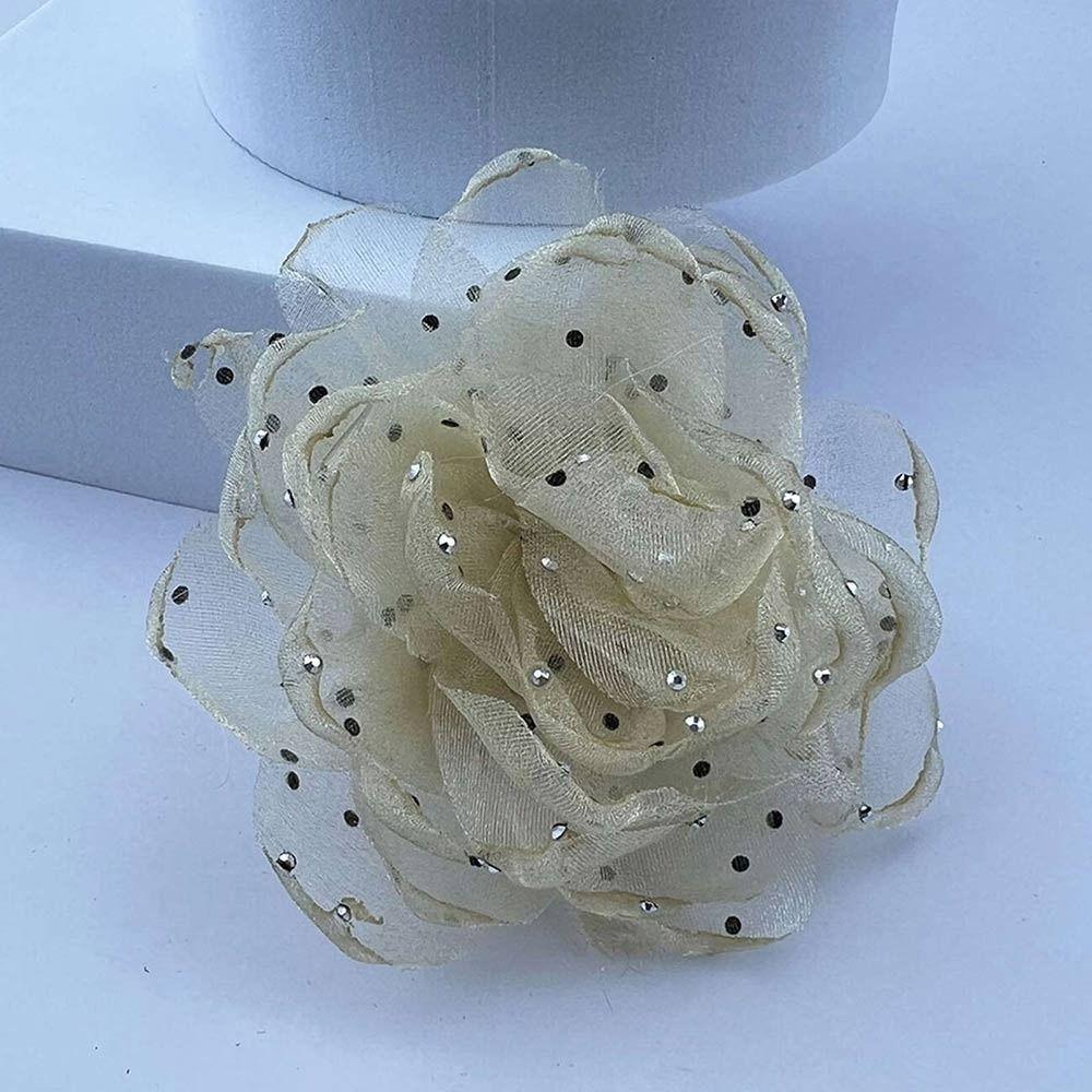 Костюм свитер пальто большой цветок брошь ювелирные изделия значок аксессуары тканевые художественные булавки на лацкан новый корсаж