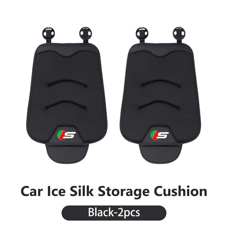 For Jaguar Breathable Ice Silk Car Seat Protective Cushion Non-slip Mat Storage Bag XK S-Type F-Type X-Type F-Pace I-Pace E-Pace SS18