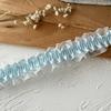 Luxury Blue Lace Trim Ruffle Flounce for DIY Dress Decoration