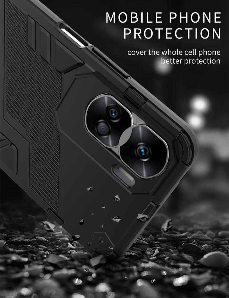 Противоударный чехол в стиле панк-броня для Huawei Mate 60 20 30 40 P50, жесткая задняя крышка со скрытой подставкой и полной защитой для Huawei Honor 90 X50 Nova11 Magic3