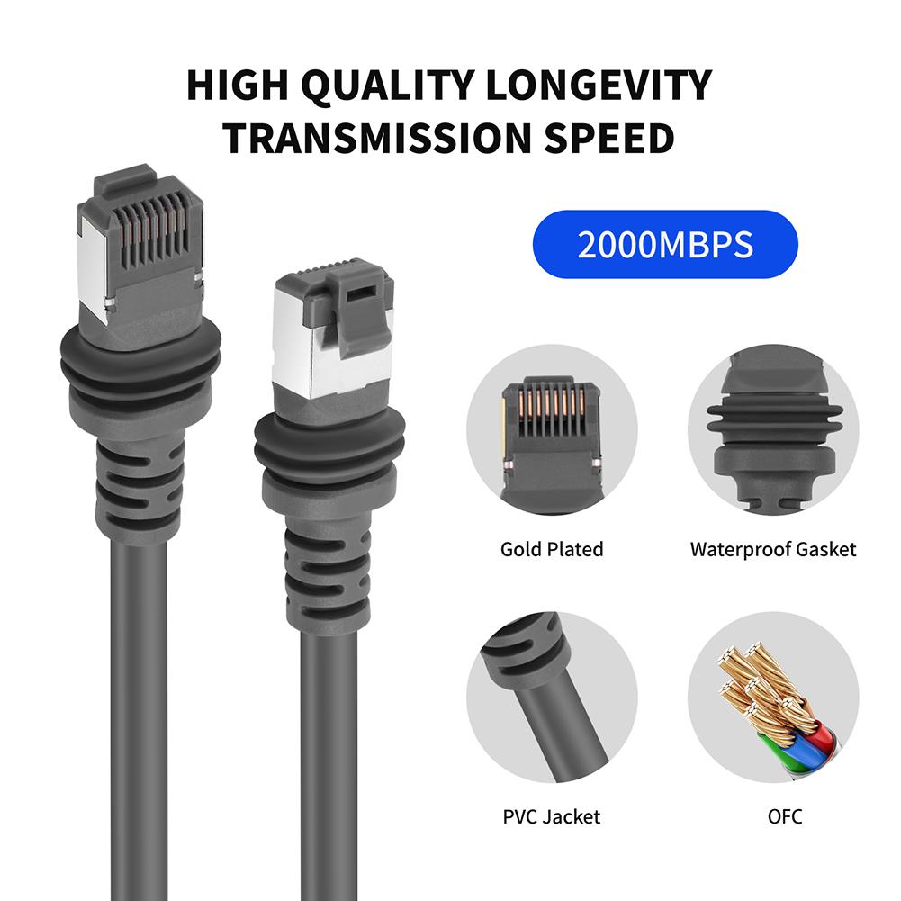 For Starlink Gen 3 Cable Ethernet Cable 2000Mbps Standard V3 Cable Internet Cable Extension Web Cable for Starlink V3 Satellites