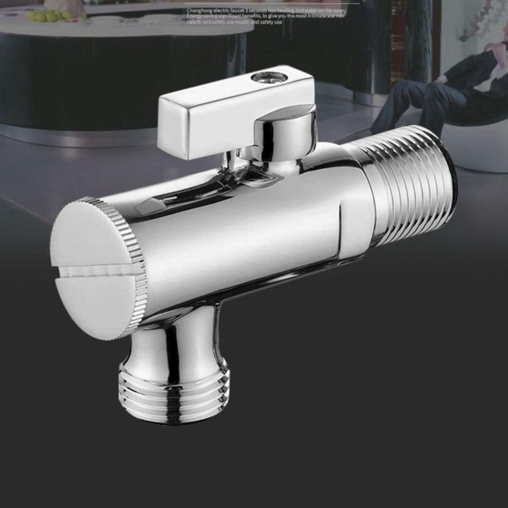 Нержавеющая сталь двухходовой угловой клапан водосберегающий кран для стиральной машины туалет партнер