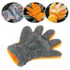 2Pcs Wear-resistant Car Wash Mitts Nonscratch Vehicle Cleaning Gloves  Car Body Interior
