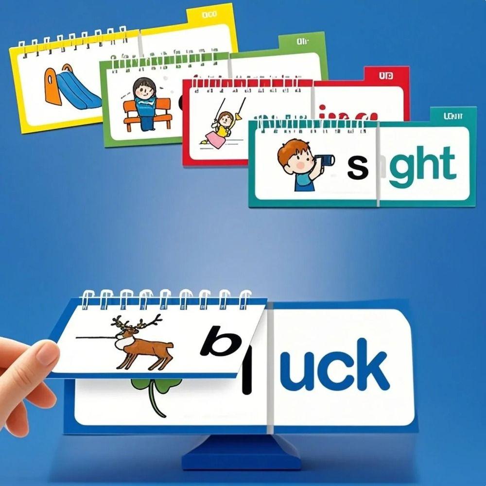 Words&Images Reading Flip Book Interactive Word Family Build Books 30 Read Flip Book School