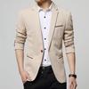 Men Slim Fit Fashion Blazer Suit Jacket Black Blue Red Plus Size 5XL Male Blazers Mens Coat Wedding Dress