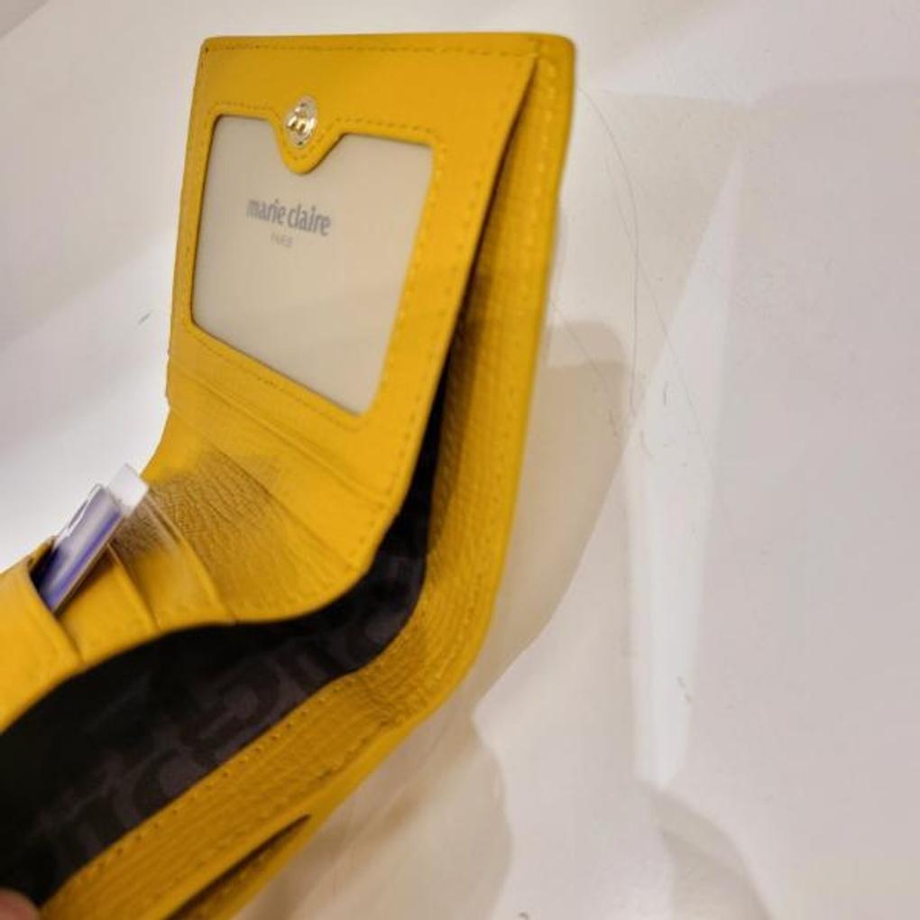 Mari eclaire 10.5 9 100% natural cowhide leather women's wallet