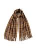 Beams Клетчатый шарф большого размера для женщин, коричневый, 2 шт., бесплатно