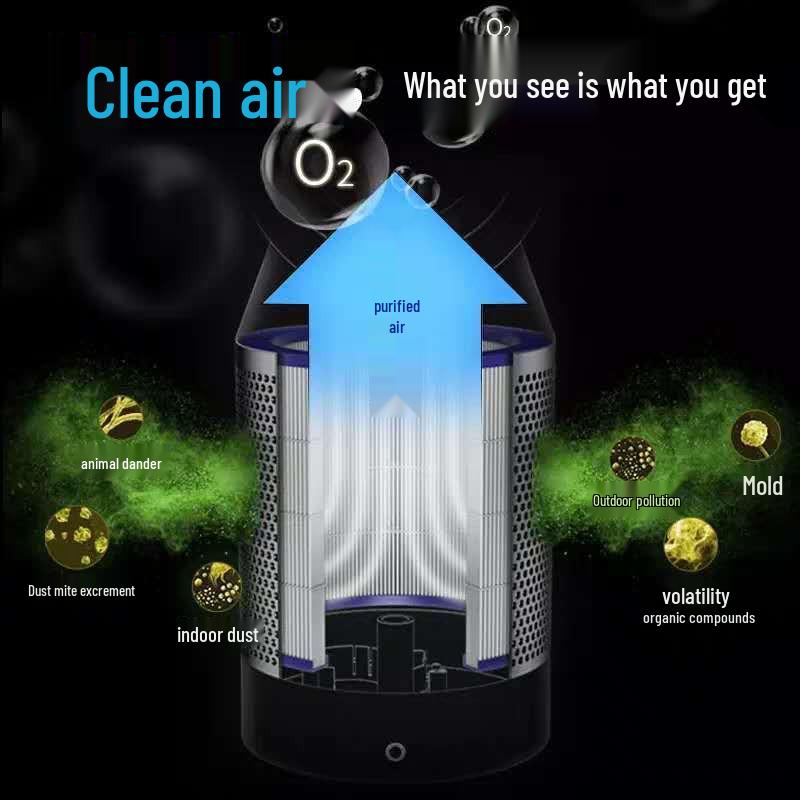 42" Bladeless Tower Fan & Air Purifier, Silent Design with Remote, 110V UK Plug