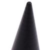 Vintage Black Wooden Ring Holder Display Cone Rack Finger Ring Stand Organizer
